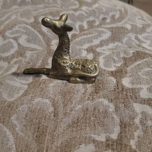 Copper vintage giraff figure